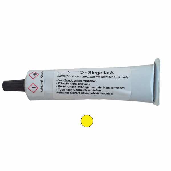 Siegellack 50ml Tube in gelb