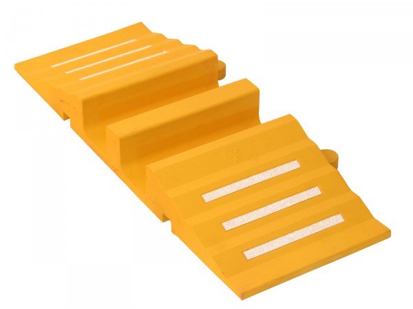 Schlauch- und Kabelbrücke 300 mm, gelb