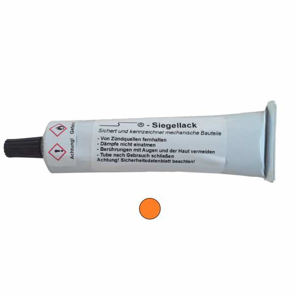 Siegellack 50ml Tube in orange