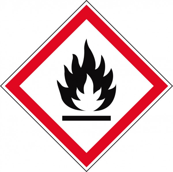 Gefahrensymbol Flamme GHS02