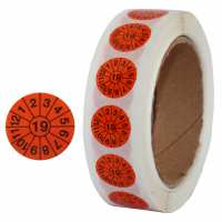 Jahresprüfplakette mit 2-stelliger Jahreszahl (1000 Stk.)