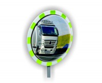 Verkehrsspiegel Panorama 180° mit Reflektoren