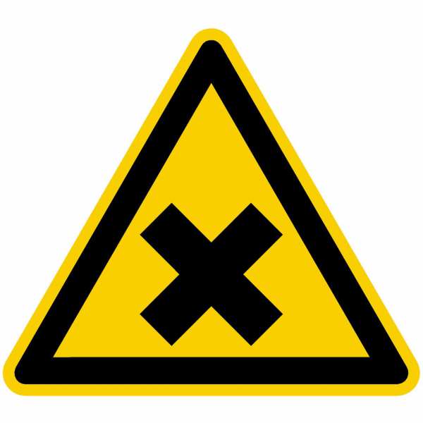 Warnzeichen Warnung vor gesundheitsschädlichen oder reizenden Stoffen