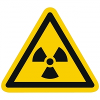Warnzeichen Warnung vor radioaktiven Stoffen oder ionis. Strahlen