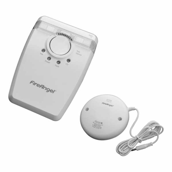 FireAngel W2 Blitzlicht mit Vibrationskissen für Hörgeschädigte (W2-SVP-630)