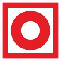 Brandschutzzeichen Brandmelder manuell nach BGV A8 (F08)