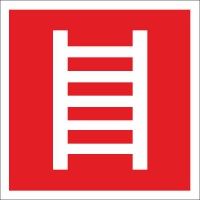 Brandschutzzeichen Leiter nach BGV A8 (F04)