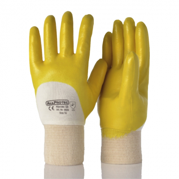 Arbeitshandschuhe GS mit Nitrilteilbeschichtung