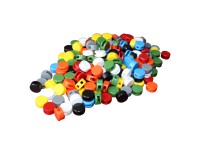 Kunststoffplomben 12 mm - 100 Stück, Farbe nach Wahl