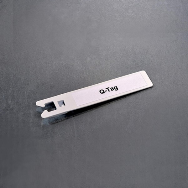 Q-tag Kennzeichnungsschild 100 mm x 18 mm