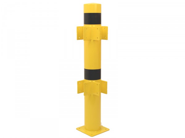 Eckpfosten XL für modulares Sicherheitsgeländer aus Stahl