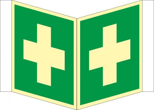 Nasenschild Erste Hilfe nach BGV A8 (E03)