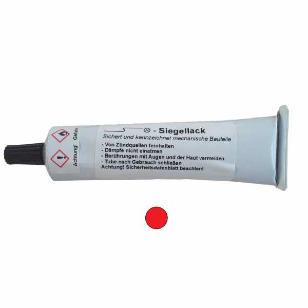 Siegellack 50ml Tube in rot