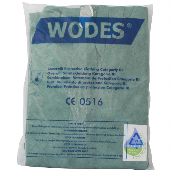 Schutzanzug WODES Magic Plus Topsafe, Kat. 3 Typ 4/5/6, BBA 3-3/2