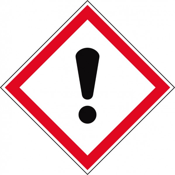 Gefahrensymbol Ausrufezeichen GHS07