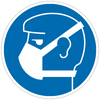 Gebotszeichen Leichten Atemschutz benutzen