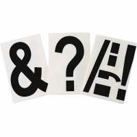 ToughStripe Bodenmarkierung als Satzzeichen-Set