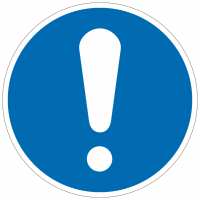 Gebotszeichen Allgemeines Gebotszeichen nach ISO 7010 (M001)