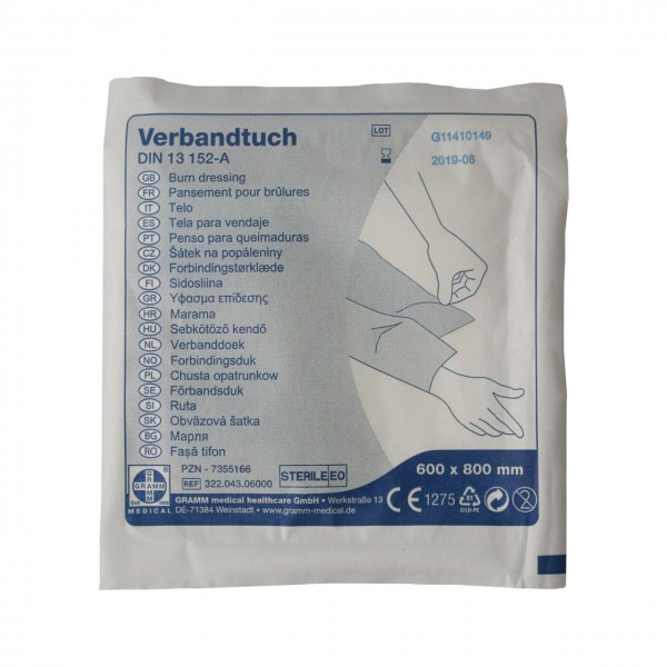 Verbandtuch DIN 13152-A 60x80 cm