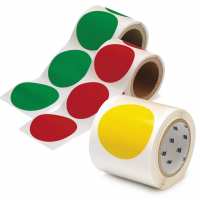 Bodenmarkierungspunkte in verschiedenen Farben