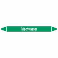 Brady Rohrmarkierer mit Text Frischwasser