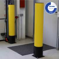 Rammschutzpoller BRAVO aus flexiblem Spezialkunststoff