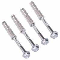 Schlüsselschraube und Dübel 4er Set