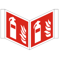 Nasenschild Feuerlöscher nach ISO 7010 (F001) / ASR A1.3