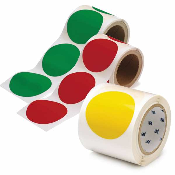 Bodenmarkierungspunkte in verschiedenen Farben