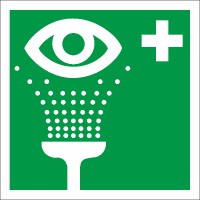 Rettungszeichen Augenspüleinrichtung  nach BGV A8 (E06)