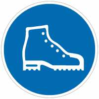 Gebotszeichen Sicherheitsschuhe tragen