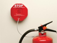 Feuerlöscher Entnahmealarm