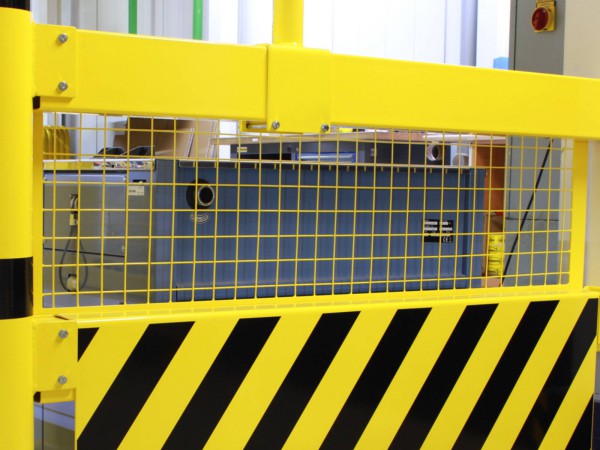 Durchgriff-Schutzgitter für Sicherheitsgeländer Stahl