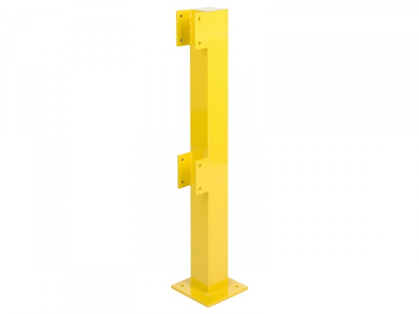 Endpfosten für Sicherheitsgeländer Stahl