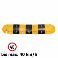 Fahrbahnschwellen bis 40 km/h aus Kunststoff