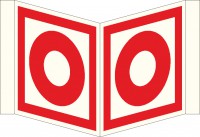 Nasenschild Brandmelder manuell nach BGV A8 (F08)