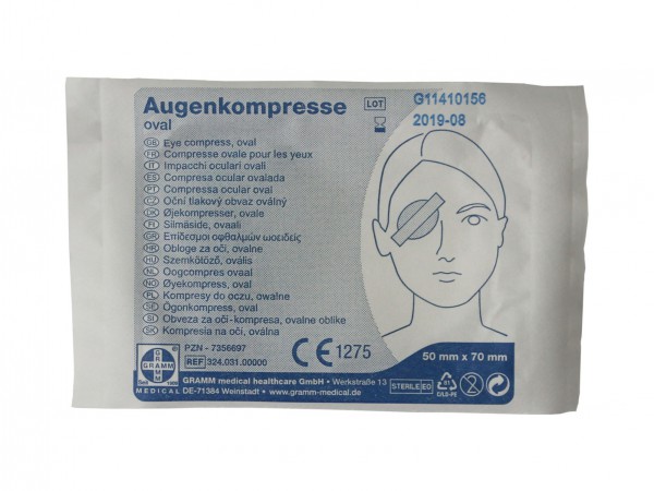 Augenkompresse 50x70mm, steril verpackt