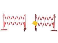 Scherengitter-Set aus Stahl 4 m - verzinkt und pulverbeschichtet