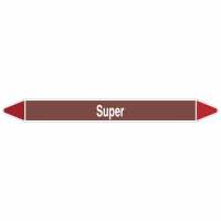 Brady Rohrmarkierer mit Text Super