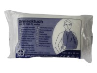 Dreieckstuch nach DIN 13168-D weiß, 136x96x96mm