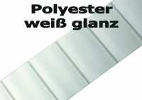 Polyesteretiketten weiß glanz auf 3 Zoll Kern