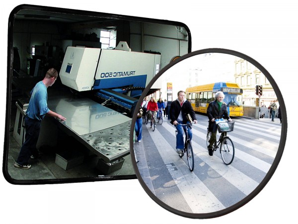 Beobachtungsspiegel verstärkt