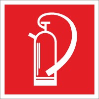 Brandschutzzeichen Feuerlöscher nach BGV A8 (F05)