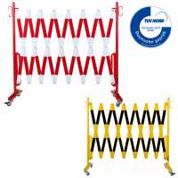 Scherengitter aus Stahl mit Rollen