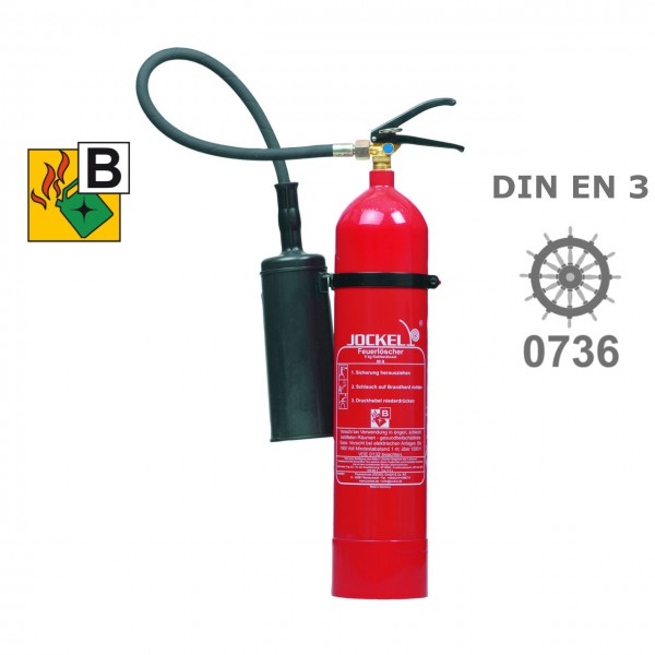 Jockel K 5 J CO2 Kohlendioxid Feuerlöscher 5 kg