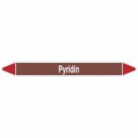 Brady Rohrmarkierer mit Text Pyridin