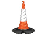 Skipper™ Leitkegel - orange weiß