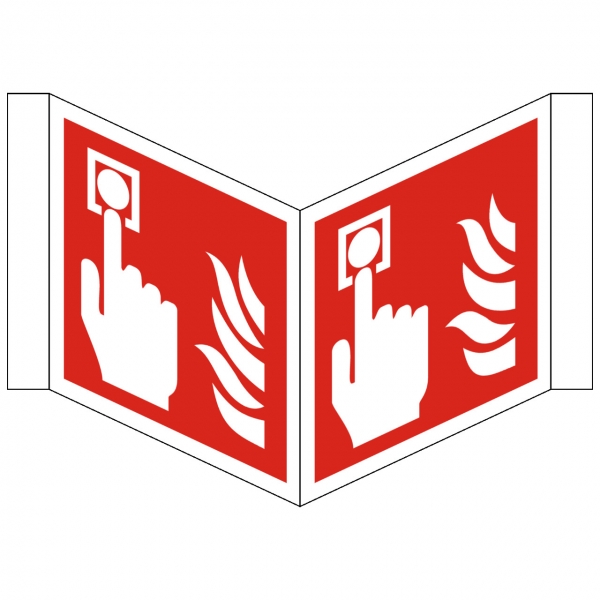 Nasenschild Brandmelder nach ISO 7010 (F005) / ASR A1.3