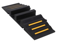 Schlauch- und Kabelbrücke 300 mm, schwarz