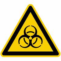 Warnzeichen Warnung vor Biogefährdung nach BGV A8 (W16)
